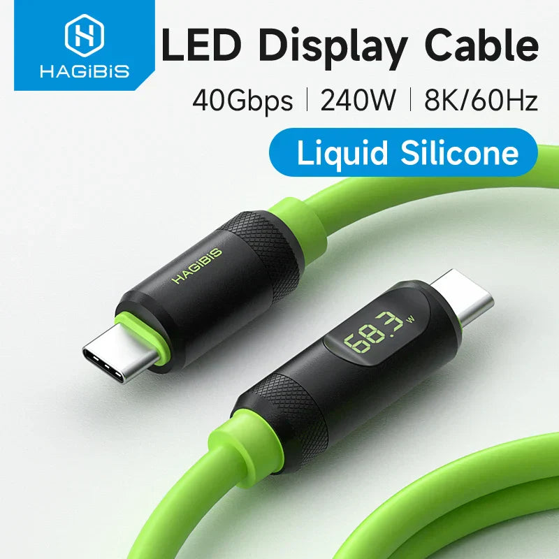 Connect to the Future! Experience Ultra-Fast Charging and Data Transfer with the Hagibis USB-C Rapid Charging Cable