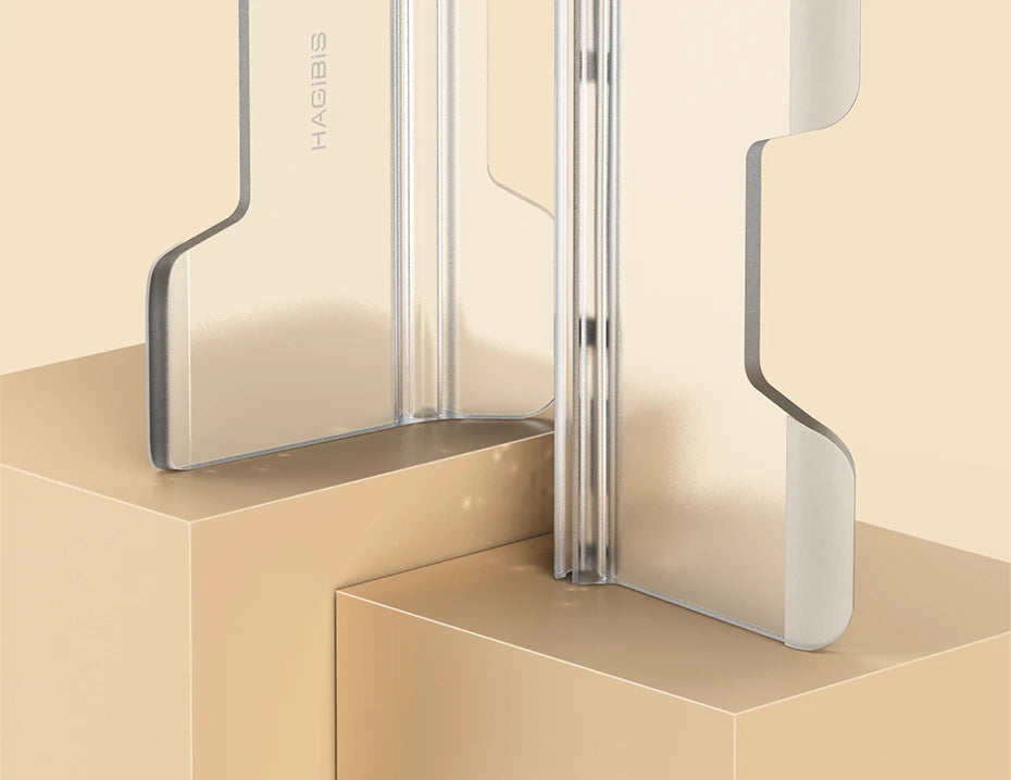 Hagibis  Vertical Laptop Stand For MacBook Pro Air transparent Desktop Gravity Holder Notebook Support for  Surface Book Tablet - Intechlegent