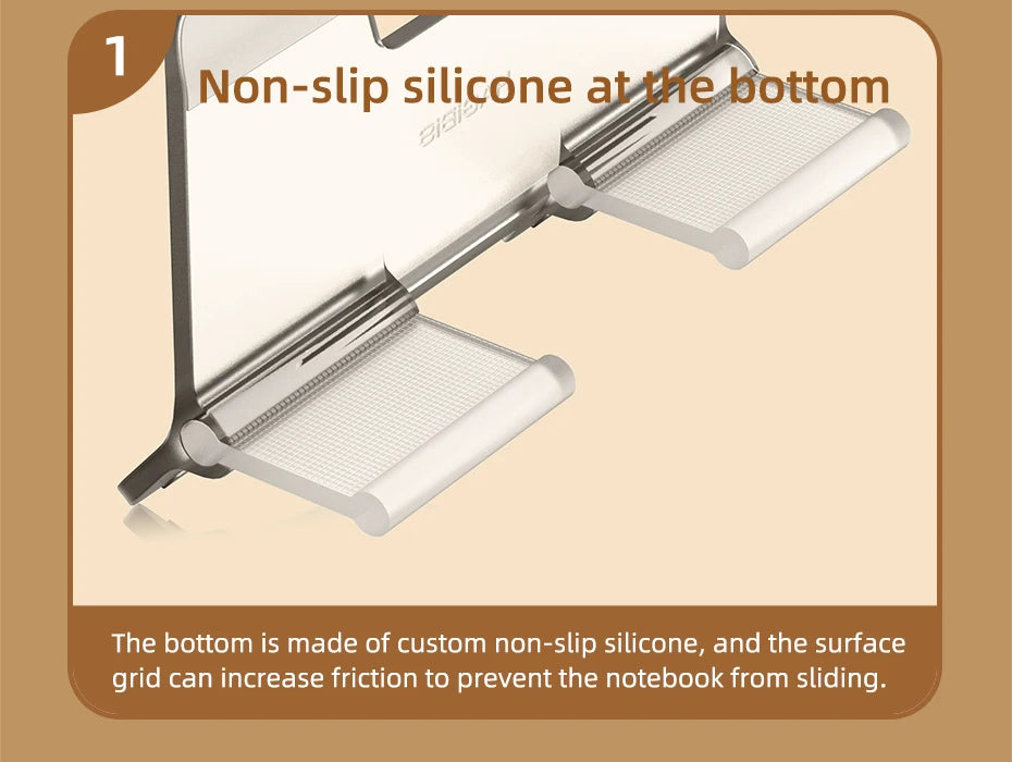 Hagibis  Vertical Laptop Stand For MacBook Pro Air transparent Desktop Gravity Holder Notebook Support for  Surface Book Tablet - Intechlegent
