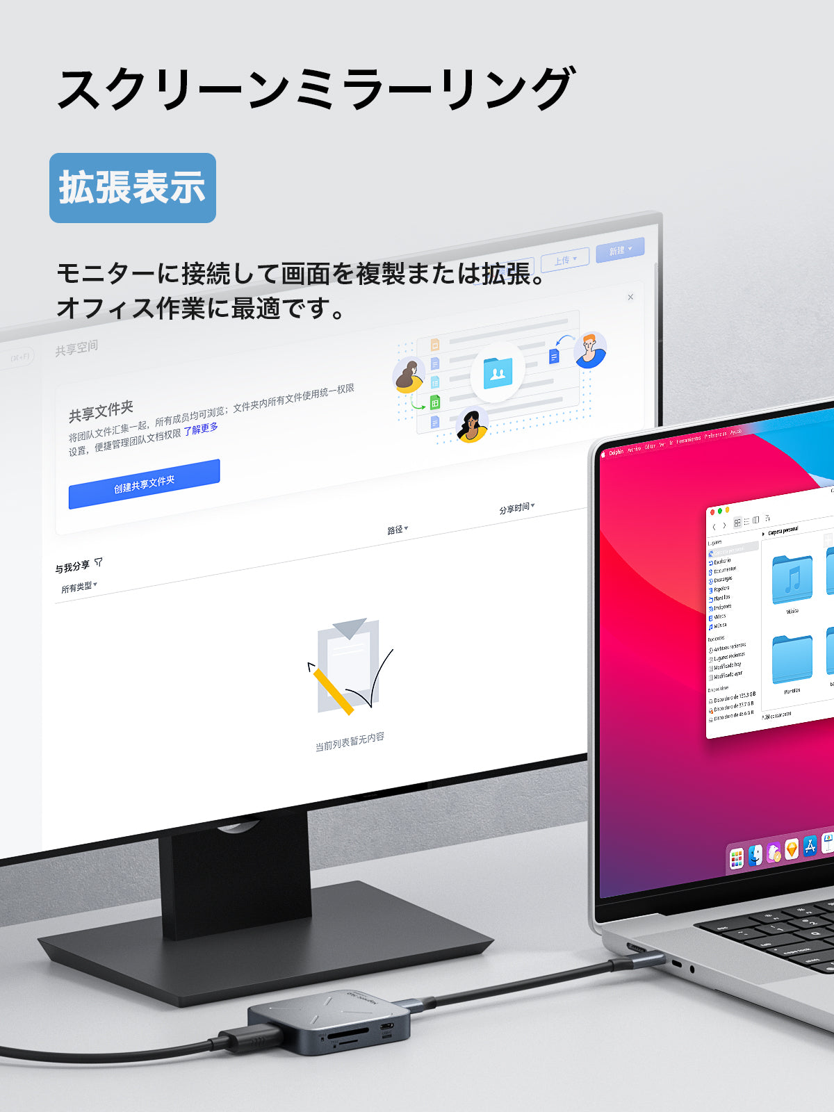 ハギビス磁気USB Cハブ Magsafe付き iPhone 16 15 Pro Max用 7イン1 Type-C ドッキングステーション 4K@60Hz HDMI SD3.0 TF3.0カード Solt 100W PD 10Gbps USB-C AUX MacBook Pro Air iPad Pro用