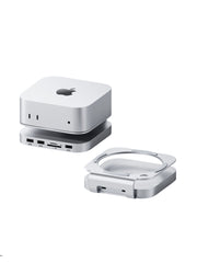 Hagibis Mac Mini M4 SSDスタンド ハブドック NVMe SSDケース内蔵 USB3.2 Gen2拡張 SDカードリーダー付き Mac mini M4用拡張スタンド
