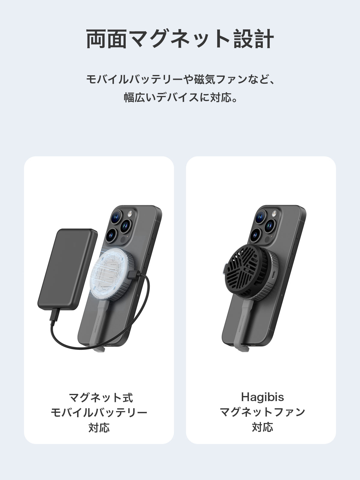 Hagibis 磁気M.2 2230 NVMe SSD外付け Magsafe付き 外付けSSDケース iPhone 15 Pro Max ProRes USB C 3.2 Gen2 Type-C 10Gbps - NVMe PCI-Eアダプター アルミニウム（MC100pro）