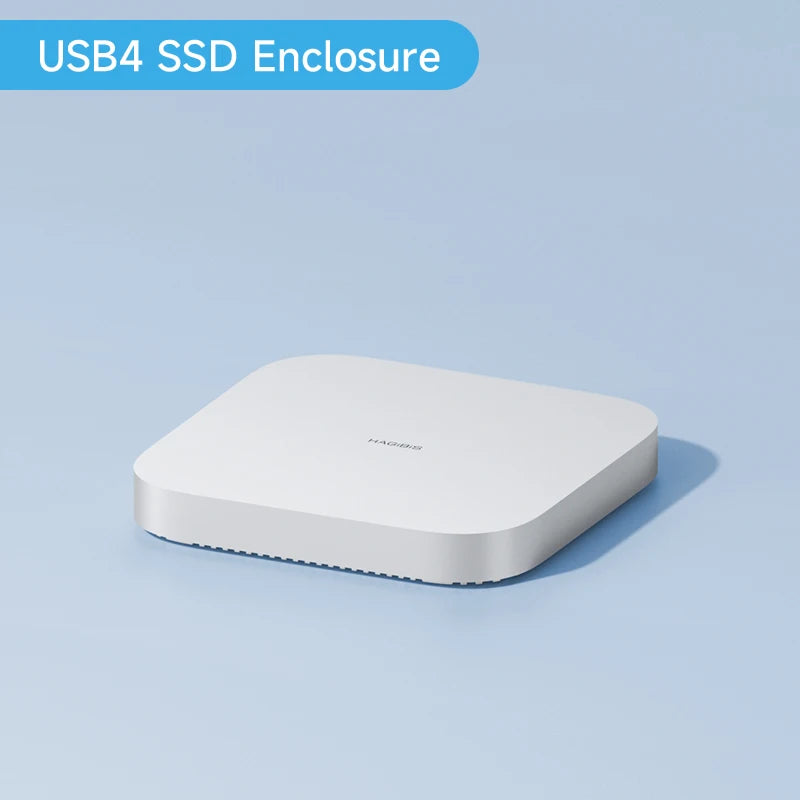 Hagibis USB4 ハードドライブエンクロージャ 40Gbps M.2 NVMe SSDケース Mac mini M4/M4 Pro用 Thunderbolt 5/4 外付けSSD対応