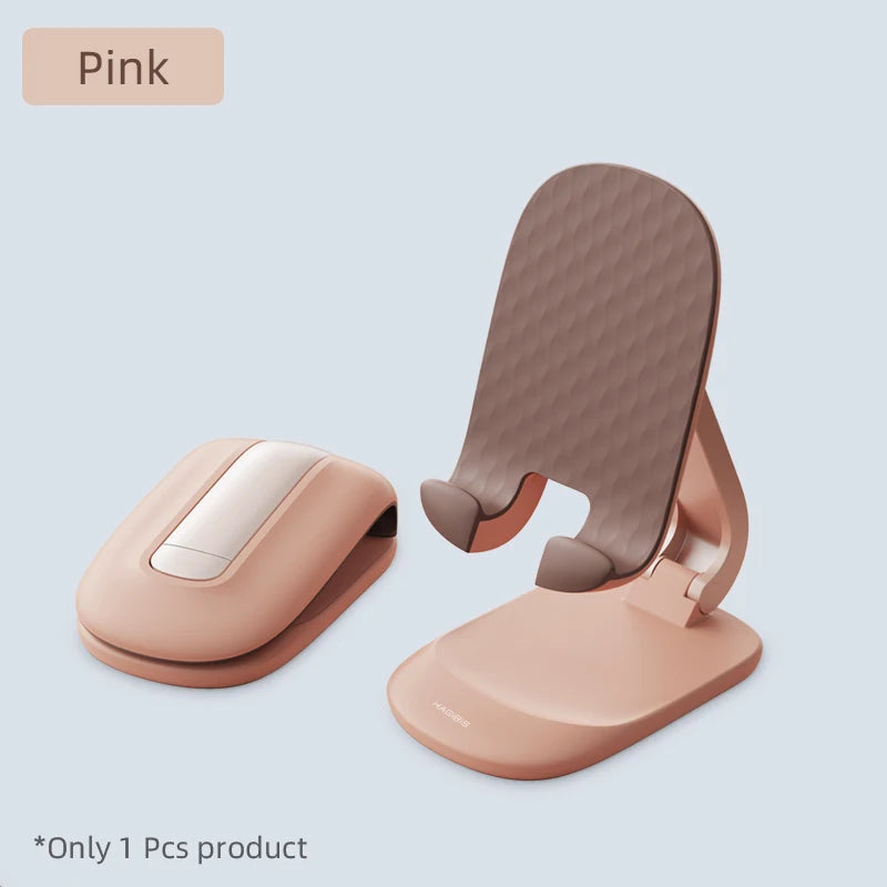 Hagibis Foldable Cell Phone Stand Desktop Phone Stand mini Adjustable cute Holder for iPhone 16/15/14 Pro Max Samsung Tablets - Intechlegent