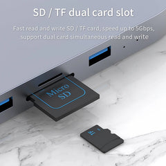 Hagibis USB C Hub with Hard Drive Enclosure Type-C Docking Station for Mac mini with 2.5 SATA NVME M.2 SSD Case DP USB3.0 M1/M2 - Intechlegent