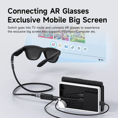 Hagibis HDMI to USB C Female Converter HDMI to  AR Glasses Adapter Charge and Play For Switch PS5 Xbox Rokid/Xreal/Thunderbird - Intechlegent