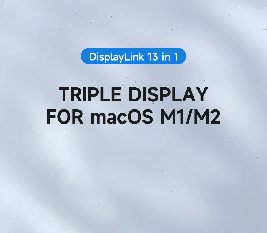 Hagibis DisplayLink USB C Docking Station Triple Display 3 Monitors with DP MST Hub 100W PD RJ45 LED for MacBook M1 M2 Windows - Intechlegent