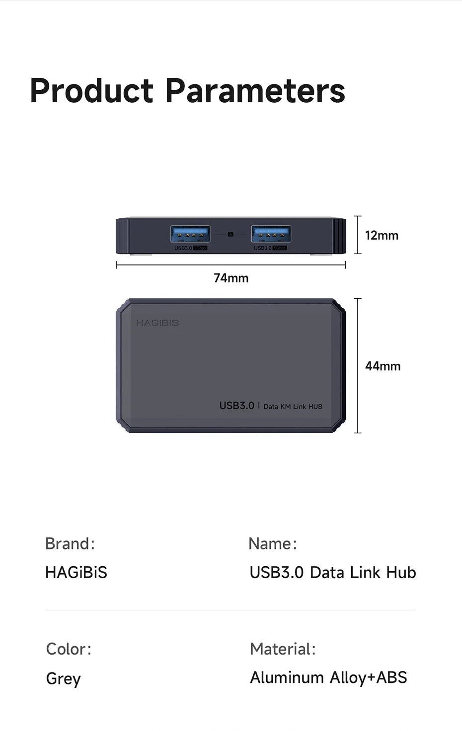 Hagibis  USB 3.0 Switch 2 Computers Sharing USB C & A Devices KM Switch Selector for PC Scanner Mouse Keyboard USB Switch Hub - Intechlegent