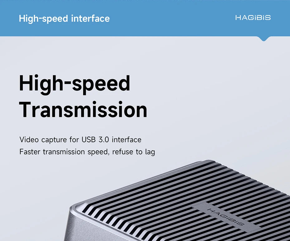 Hagibis 4K HDMI-Compatible Video Capture Card Loop Out for Game Recording Live Streaming  1080P Grabber MS2131 for PS4/5 Switch - Intechlegent