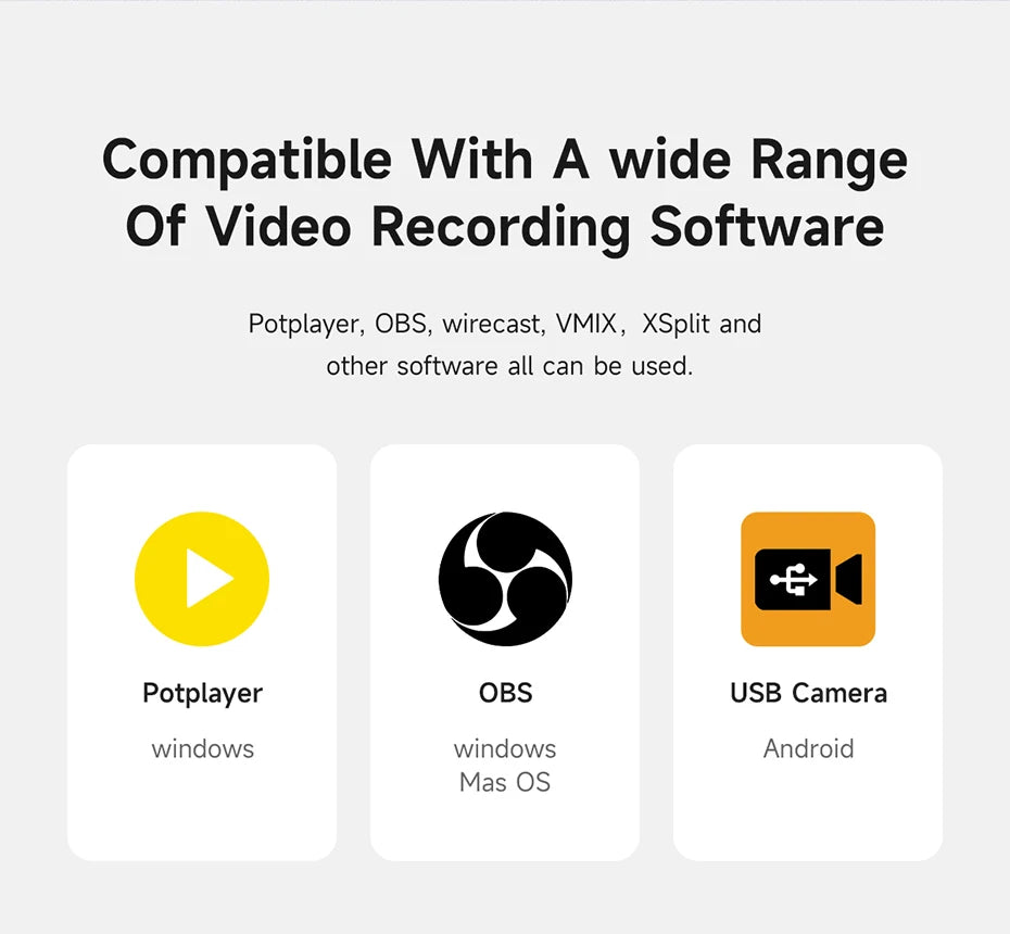 Hagibis 4K HDMI-Compatible Video Capture Card Loop Out for Game Recording Live Streaming  1080P Grabber MS2131 for PS4/5 Switch - Intechlegent