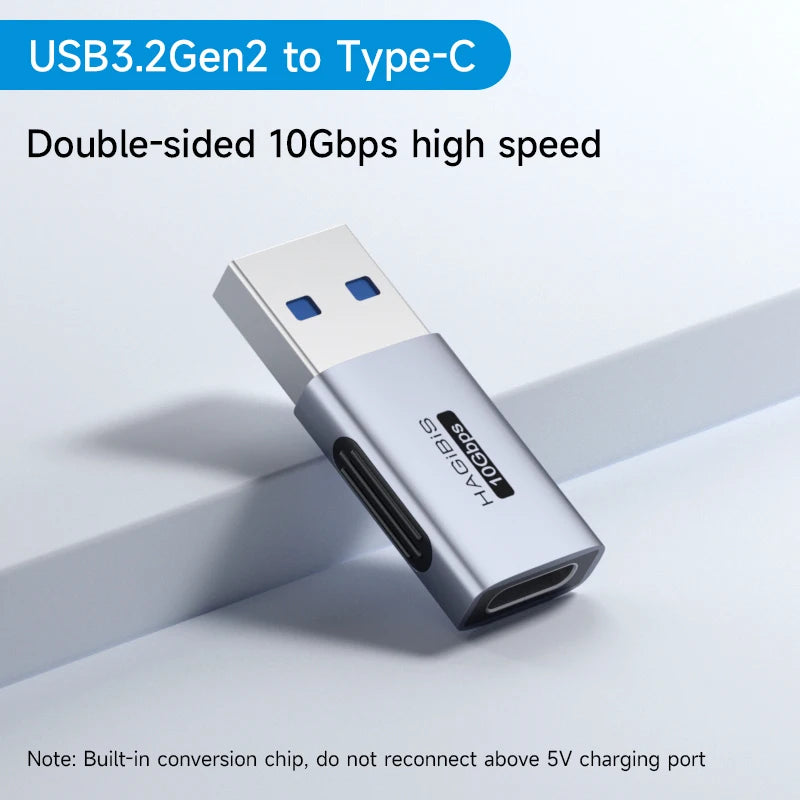 Hagibis USB to Type C OTG Adapter 10Gbps High-Speed Data Transfer USB C Male to A Female  For Macbook Pro iPhone 16 iPad Tablet - Intechlegent