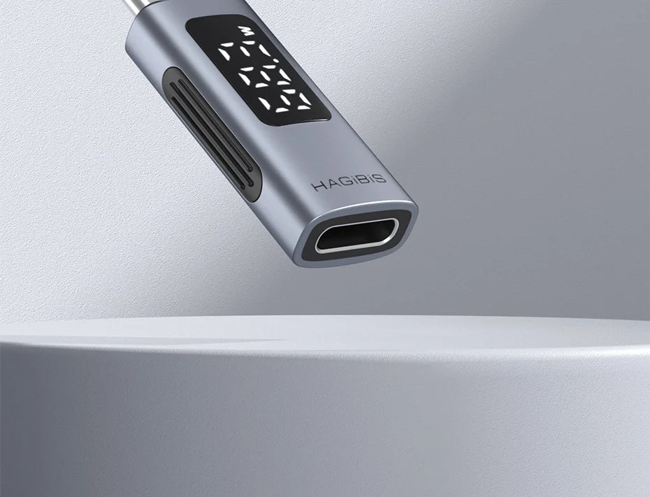 Hagibis LED Display 240W USB C Adapter Type C to USB C USB4 Connector 40Gbps 8K@60Hz for Thunderbolt 4/3 iPhone 16 Macbook Pro - Intechlegent