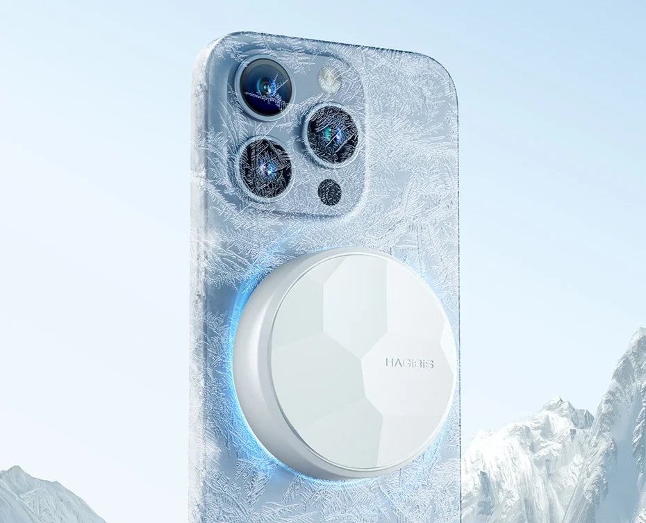 Hagibis Magnetic Cell Phone Cooler Lightweight Phone Radiator Physical Ice Pad for Phone Tablet iPad Pro Gaming Live Streaming - Intechlegent