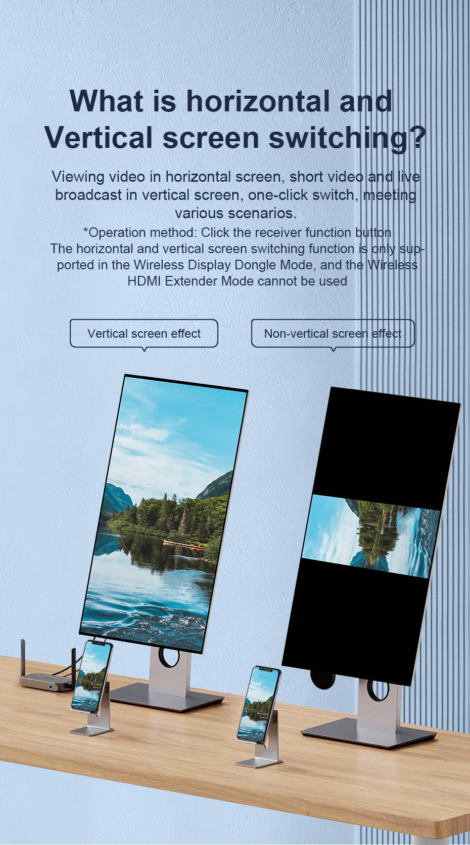 Hagibis Wireless HDMI-compatible Transmitter and Receiver Extender Kit Wireless Display Dongle for TV Camera Streaming Projector - Intechlegent