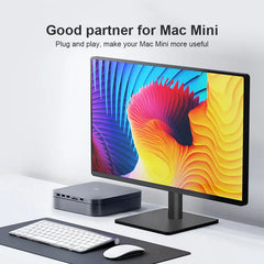 Hagibis USB C Hub with Hard Drive Enclosure Type-C Docking Station for Mac mini with 2.5 SATA NVME M.2 SSD Case DP USB3.0 M1/M2 - Intechlegent
