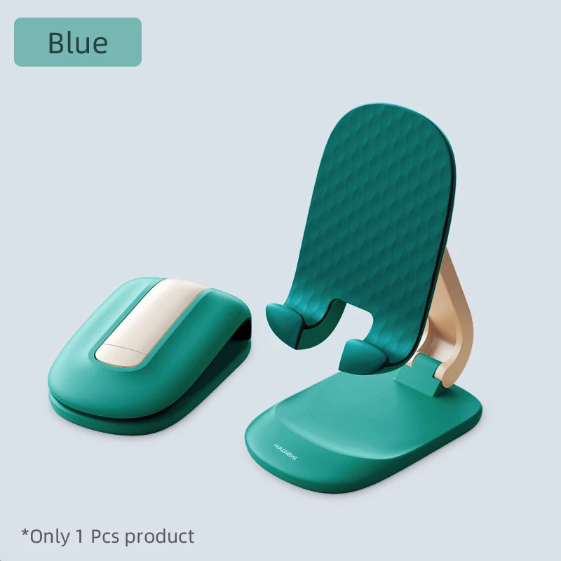 Hagibis Foldable Cell Phone Stand Desktop Phone Stand mini Adjustable cute Holder for iPhone 16/15/14 Pro Max Samsung Tablets - Intechlegent