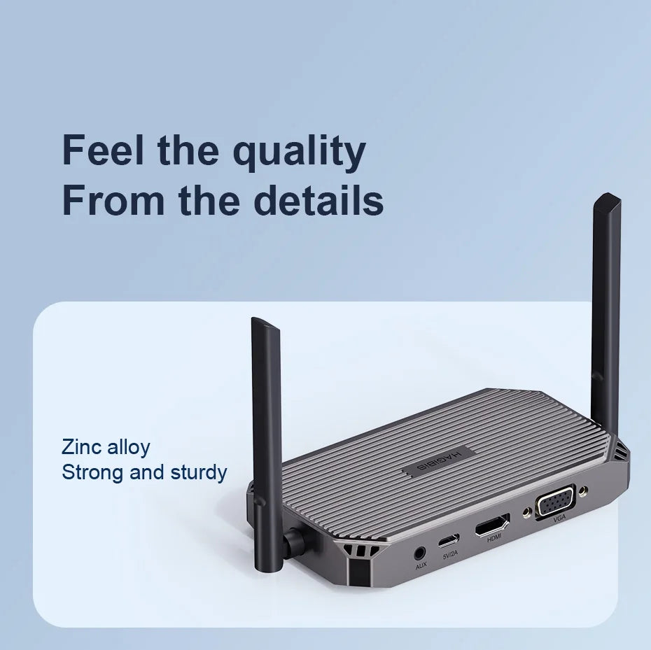 Hagibis Wireless HDMI-compatible Transmitter and Receiver Extender Kit Wireless Display Dongle for TV Camera Streaming Projector - Intechlegent