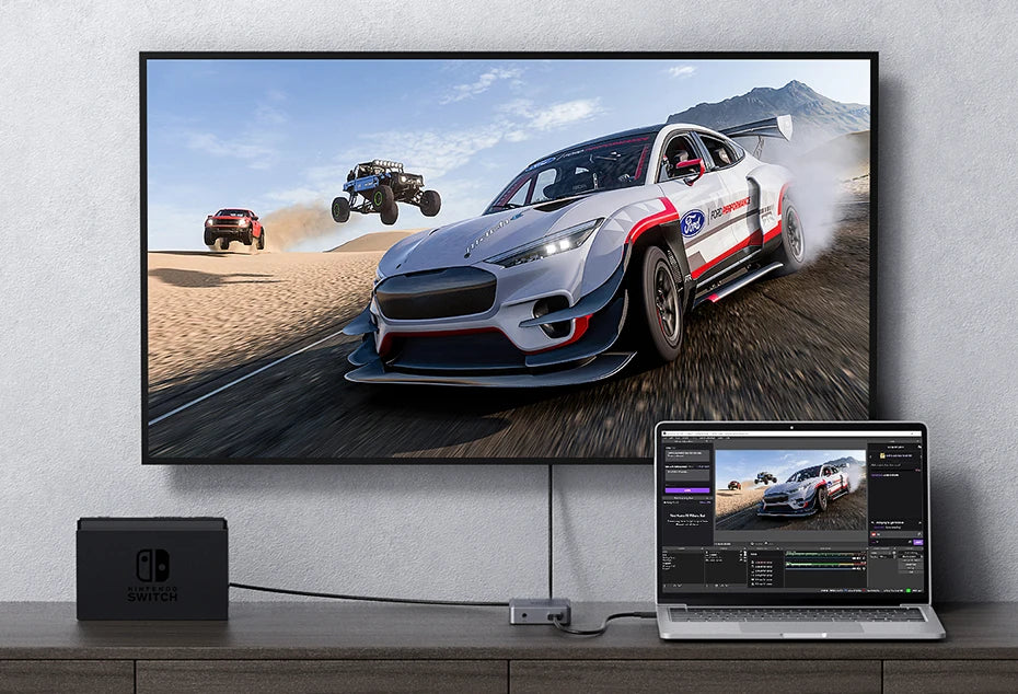 Hagibis 4K HDMI-Compatible Video Capture Card Loop Out for Game Recording Live Streaming  1080P Grabber MS2131 for PS4/5 Switch - Intechlegent