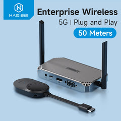 Hagibis Wireless HDMI-compatible Transmitter and Receiver Extender Kit Wireless Display Dongle for TV Camera Streaming Projector - Intechlegent