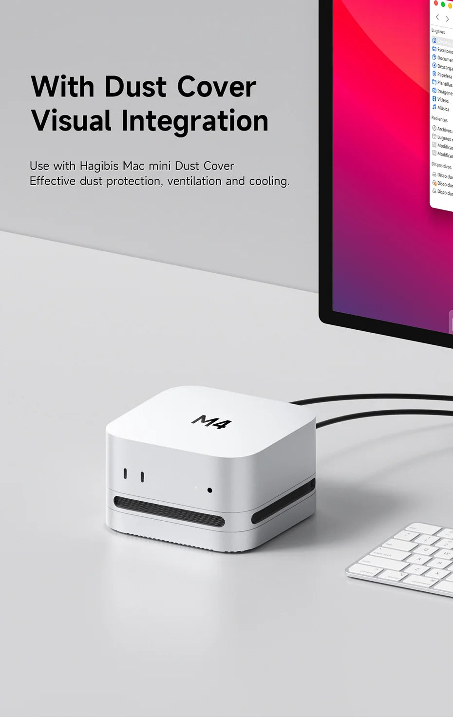 Hagibis USB4 ハードドライブエンクロージャ 40Gbps M.2 NVMe SSDケース Mac mini M4/M4 Pro用 Thunderbolt 5/4 外付けSSD対応