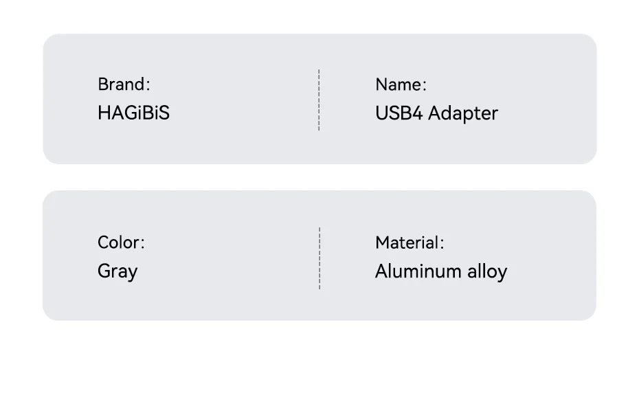 Hagibis LED Display 240W USB C Adapter Type C to USB C USB4 Connector 40Gbps 8K@60Hz for Thunderbolt 4/3 iPhone 16 Macbook Pro - Intechlegent