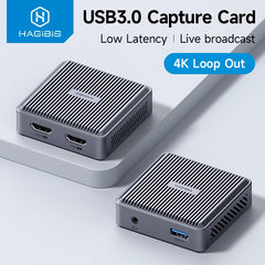 Hagibis 4K HDMI-Compatible Video Capture Card Loop Out for Game Recording Live Streaming  1080P Grabber MS2131 for PS4/5 Switch - Intechlegent