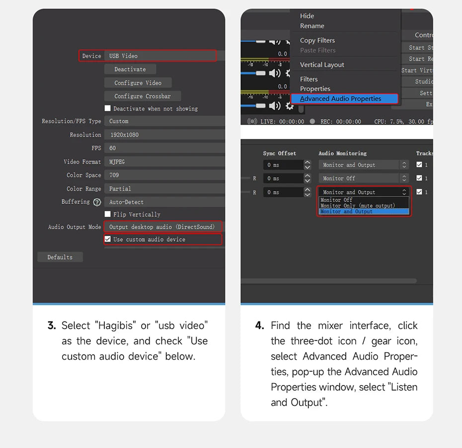 Hagibis 4K HDMI-Compatible Video Capture Card Loop Out for Game Recording Live Streaming  1080P Grabber MS2131 for PS4/5 Switch - Intechlegent