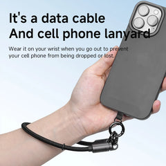 Hagibis USB4 Phone Lanyard Cable Portable USB C to Type-C Wrist Lanyard Cable 240W 80Gbps for Thunderbolt 4/5 iPhone 16 Pro SSD - Intechlegent