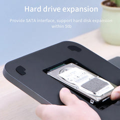 Hagibis USB C Hub with Hard Drive Enclosure Type-C Docking Station for Mac mini with 2.5 SATA NVME M.2 SSD Case DP USB3.0 M1/M2 - Intechlegent