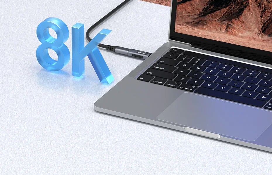 Hagibis LED Display 240W USB C Adapter Type C to USB C USB4 Connector 40Gbps 8K@60Hz for Thunderbolt 4/3 iPhone 16 Macbook Pro - Intechlegent