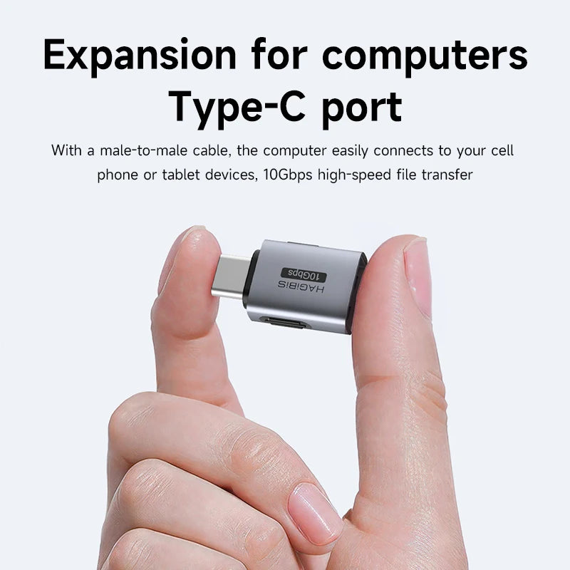 Hagibis USB to Type C OTG Adapter 10Gbps High-Speed Data Transfer USB C Male to A Female  For Macbook Pro iPhone 16 iPad Tablet - Intechlegent