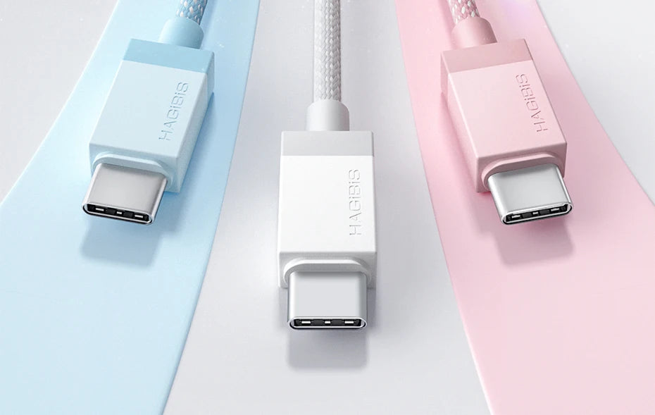 Hagibis USB C Cable 60W C to C Charger Cable Type-c Fast Charging Cord for MacBook Pro Air iPad iPhone 16 Samsung Pixel Tablet - Intechlegent