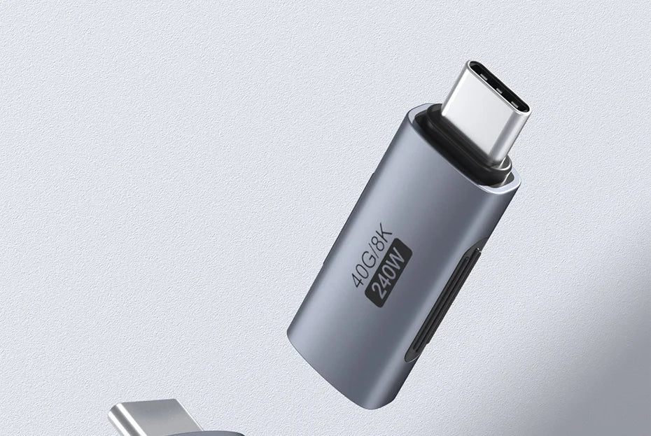 Hagibis LED Display 240W USB C Adapter Type C to USB C USB4 Connector 40Gbps 8K@60Hz for Thunderbolt 4/3 iPhone 16 Macbook Pro - Intechlegent